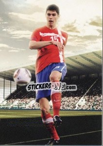 Sticker Nikola Zigic - World Football UNIQUE 2012 - Futera