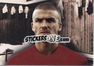Sticker David Beckham - World Football UNIQUE 2012 - Futera