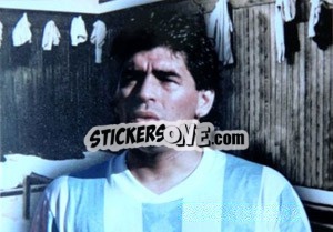 Sticker Diego Maradona - World Football UNIQUE 2012 n. 175 - Futera