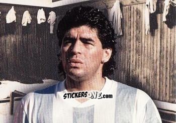 Sticker Diego Maradona - World Football UNIQUE 2012 n. 175p - Futera