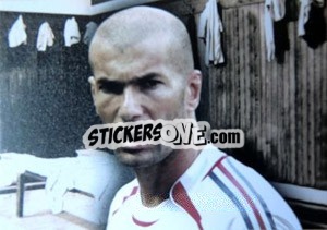Sticker Zinedine Zidane - World Football UNIQUE 2012 n. 189 - Futera