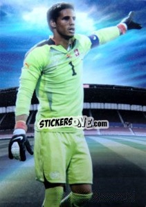 Sticker Yann Sommer - World Football UNIQUE 2012 n. 199 - Futera