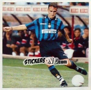 Figurina Luca Mezzano - Tutto Inter - Panini