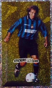 Sticker Benoit Cauet - Tutto Inter n. 39 - Panini