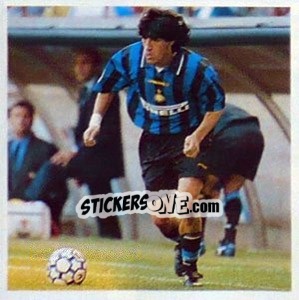 Sticker Ivan Zamorano - Tutto Inter n. 58 - Panini