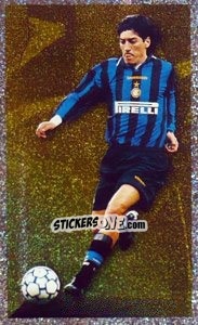 Figurina Ivan Zamorano - Tutto Inter - Panini