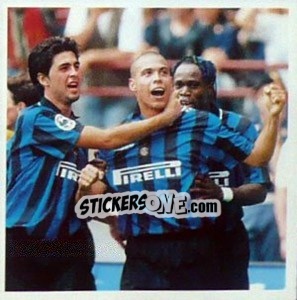 Figurina Fresi / Ronaldo / West - Tutto Inter - Panini