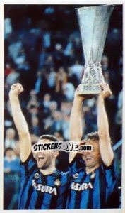 Sticker Coppa Uefa 1990-91 - Tutto Inter n. 117 - Panini