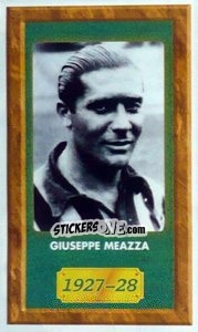 Cromo Giuseppe Meazza - Tutto Inter - Panini
