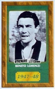 Cromo Benito Lorenzi - Tutto Inter - Panini