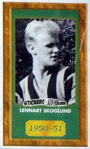 Cromo Lennart Skoglund - Tutto Inter - Panini