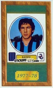 Figurina Giuseppe Baresi - Tutto Inter - Panini