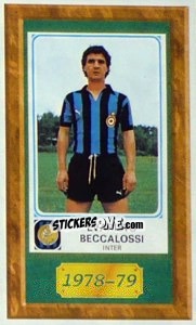Sticker Evaristo Beccalosi - Tutto Inter n. 163 - Panini