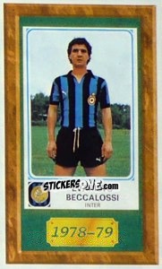 Cromo Evaristo Beccalosi - Tutto Inter - Panini