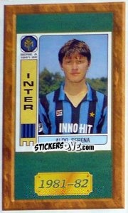 Sticker Aldo Serena - Tutto Inter n. 166 - Panini