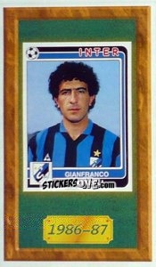 Sticker Gianfranco Matteoli - Tutto Inter n. 173 - Panini