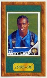 Cromo Paul Ince - Tutto Inter - Panini