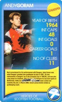 Cromo Andy Goram - Heroes of Scottish Football
 n. 14 - Top Trumps