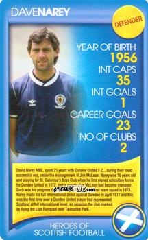 Cromo Dave Narey - Heroes of Scottish Football
 n. 28 - Top Trumps