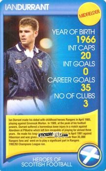 Cromo Ian Durrant - Heroes of Scottish Football
 n. 30 - Top Trumps