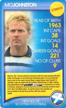 Figurina Mo Johnston - Heroes of Scottish Football
 n. 3 - Top Trumps