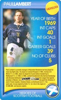 Figurina Paul Lambert - Heroes of Scottish Football
 n. 29 - Top Trumps