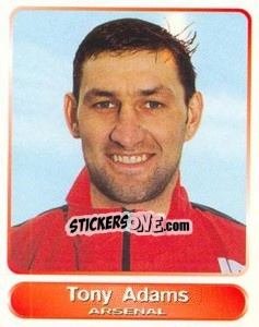 Sticker Tony Adams - SuperPlayers 1998 PFA Collection n. 1 - Panini