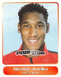 Sticker Nicolas Anelka - SuperPlayers 1998 PFA Collection n. 5 - Panini