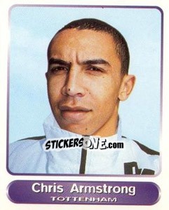 Sticker Chris Armstrong - SuperPlayers 1998 PFA Collection n. 8 - Panini