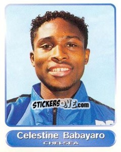 Sticker Celestine Babayaro - SuperPlayers 1998 PFA Collection - Panini