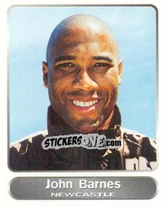 Sticker John Barnes - SuperPlayers 1998 PFA Collection n. 17 - Panini