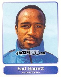 Sticker Earl Barrett - SuperPlayers 1998 PFA Collection - Panini