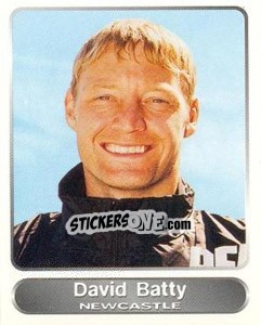 Sticker David Batty - SuperPlayers 1998 PFA Collection - Panini