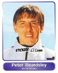 Sticker Peter Beardsley - SuperPlayers 1998 PFA Collection - Panini