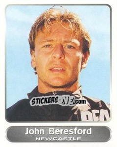 Sticker John Beresford - SuperPlayers 1998 PFA Collection - Panini