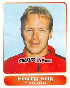 Sticker Henning Berg - SuperPlayers 1998 PFA Collection - Panini