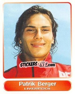 Sticker Patrik Berger - SuperPlayers 1998 PFA Collection - Panini