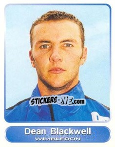 Sticker Dean Blackwell - SuperPlayers 1998 PFA Collection n. 34 - Panini