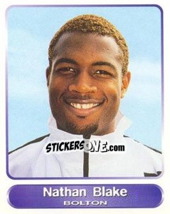 Sticker Nathan Blake - SuperPlayers 1998 PFA Collection n. 35 - Panini