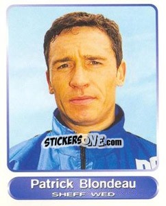 Sticker Patrick Blondeau - SuperPlayers 1998 PFA Collection - Panini