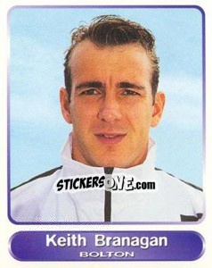 Sticker Keith Branagan - SuperPlayers 1998 PFA Collection n. 44 - Panini