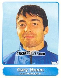 Sticker Gary Breen - SuperPlayers 1998 PFA Collection n. 46 - Panini