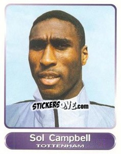 Cromo Sol Campbell - SuperPlayers 1998 PFA Collection - Panini