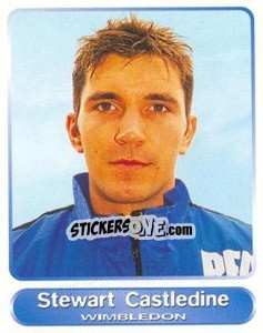 Sticker Stewart Castledine - SuperPlayers 1998 PFA Collection n. 54 - Panini