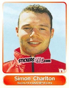 Sticker Simon Charlton - SuperPlayers 1998 PFA Collection n. 56 - Panini