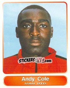 Sticker Andy Cole - SuperPlayers 1998 PFA Collection - Panini