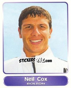 Sticker Neil Cox - SuperPlayers 1998 PFA Collection - Panini