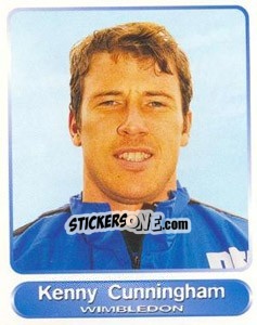 Sticker Kenny Cunningham - SuperPlayers 1998 PFA Collection - Panini