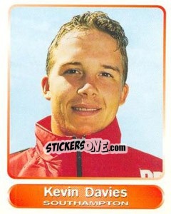 Sticker Kevin Davies - SuperPlayers 1998 PFA Collection n. 70 - Panini