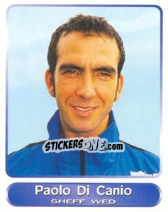 Sticker Paolo di Canio - SuperPlayers 1998 PFA Collection n. 73 - Panini